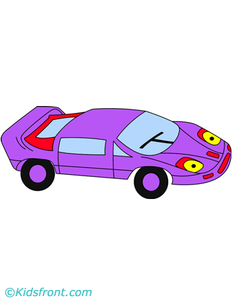 Wonder Car Coloring Pages